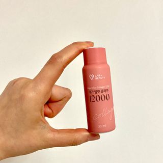 랩앤뷰티 메가 벨벳 콜라겐 12000 — 5점을 준 리뷰어가 2021년 5월 올린 사용 사진