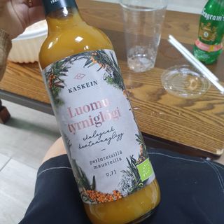 H365 [Kaskein Luomutyrniglögi] 핀란드 전통 무알콜 멀드와인 시벅톤 글로기 — 5점을 준 리뷰어가 2021년 5월 올린 사용 사진