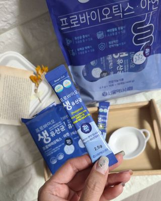 서울약사신협_프로바이오 생유산균 2.5g 160포 — 5점을 준 리뷰어가 2021년 7월 올린 사용 사진