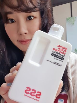 트리플에스 탈모 샴푸 275ml + 실크 트리트먼트 275ml — 5점을 준 리뷰어가 2021년 4월 올린 사용 사진
