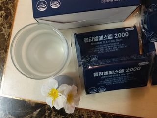 바른비타민 옵티엠에스엠2000 1박스 60포 관절 연골 복합건강기능식품 — 4점을 준 리뷰어가 2021년 6월 올린 사용 사진