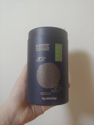 프리마인 자체 기업부설 연구소에서 찾아낸 건강한 수면의 비밀.  슬립토 플러스 30포 — 4점을 준 리뷰어가 2021년 9월 올린 사용 사진