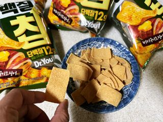 맛있게 채우는 단백질 12g, 닥터유 단백질칩 — 5점을 준 리뷰어가 2023년 12월 올린 사용 사진