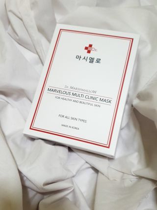 닥터마시멜로 마블러스 멀티 클리닉 마스크 — 5점을 준 리뷰어가 2021년 3월 올린 사용 사진