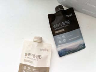일일하우 슬리밍 플랜B 고소한 귀리맛, 진한 카카오맛 (체중조절식) — 5점을 준 리뷰어가 2023년 6월 올린 사용 사진