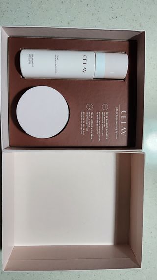 프리마인 바르기만 하면 철벽 스킨케어+24시간 마스크팩 효과. 셀라브 리제너레이팅 시스템 부스터+크림 세트 — 5점을 준 리뷰어가 2023년 7월 올린 사용 사진
