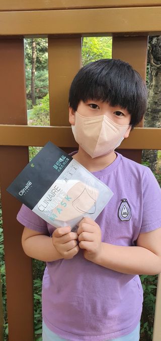 끌린에르 스포츠 귀편한 새부리형 마스크 (뉴컬러포함) — 5점을 준 리뷰어가 2022년 5월 올린 사용 사진