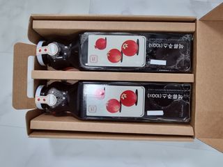 [바이윙클] 페르시아 유기농 석류 착즙주스 750ml 2병 + 선물박스 세트 — 5점을 준 리뷰어가 2022년 3월 올린 사용 사진