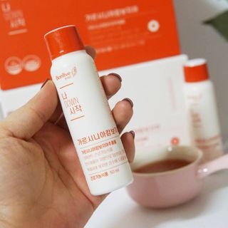 12월 15일 출시, 건강기능식품 브랜드 본리브 나 다운 시작 제품 3종 — 5점을 준 리뷰어가 2021년 1월 올린 사용 사진
