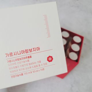 12월 15일 출시, 건강기능식품 브랜드 본리브 나 다운 시작 제품 3종 — 5점을 준 리뷰어가 2021년 2월 올린 사용 사진