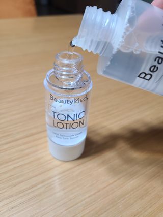 뷰티메드 수분폭탄 토닉로션 200ml — 5점을 준 리뷰어가 2022년 8월 올린 사용 사진