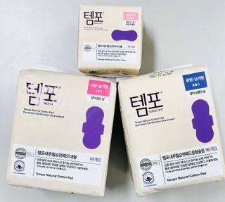 나우[템포] 템포 패드 내추럴 순면 생리대 SET(중형 슬림 + 대형 + 라이너) — 5점을 준 리뷰어가 2024년 4월 올린 사용 사진