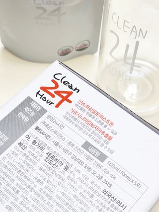 클린24시간 1BOX(5포) + 전용보틀(500ml) — 5점을 준 리뷰어가 2022년 12월 올린 사용 사진