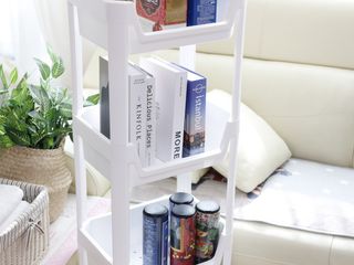 창신리빙 [블랑 다용도 선반 2단, 3단, 4단] 똑똑한 정리 수납 — 5점을 준 리뷰어가 2021년 2월 올린 사용 사진