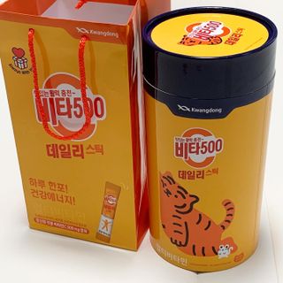광동생활건강 프리 [광동] VB와 VC를 함유한 멀티 비타민 비타 500 데일리 스틱 180포 — 5점을 준 리뷰어가 2022년 6월 올린 사용 사진