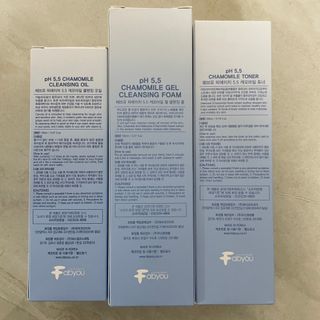 페브유 / FABYOU 페브유 pH5.5 캐모마일 젤 클렌징 폼 + 클렌징 오일 + 토너 3종 세트 — 4점을 준 리뷰어가 2021년 6월 올린 사용 사진