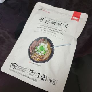 요리반상회 용문해장국 2팩 + 뚝배기 1개 — 5점을 준 리뷰어가 2021년 3월 올린 사용 사진