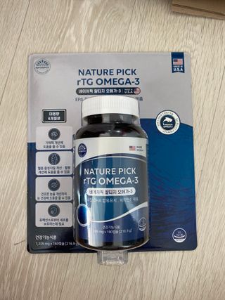 서울약사신협 네이처픽_알티지오메가3_1,205mg x 180캡슐 — 5점을 준 리뷰어가 2021년 9월 올린 사용 사진
