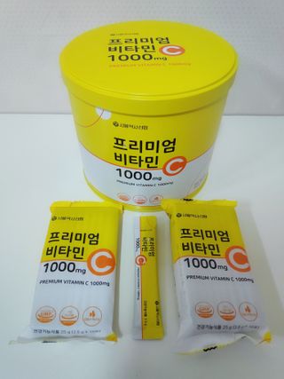 서울약사신협 프리미엄비타민C1000_2.5G x 100포 — 5점을 준 리뷰어가 2021년 1월 올린 사용 사진