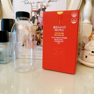 클린24시간 레드박스 1BOX(5포) + 전용보틀(500ml) — 5점을 준 리뷰어가 2024년 1월 올린 사용 사진