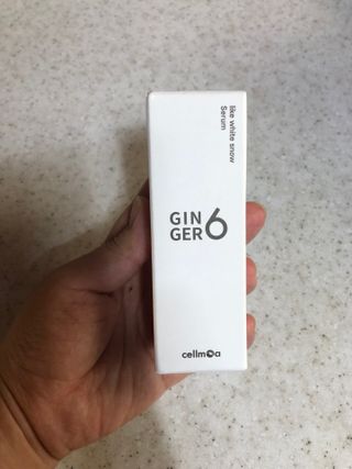 GINGER6 라이크 화이트 스노우 세럼 — 5점을 준 리뷰어가 2021년 10월 올린 사용 사진