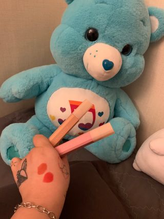 [블랙루즈]하프앤하프틴트 10종 中 택1+랜덤1 — 5점을 준 리뷰어가 2021년 2월 올린 사용 사진