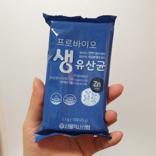 서울약사신협_프로바이오생유산균_2.5G x 100포 — 5점을 준 리뷰어가 2021년 1월 올린 사용 사진