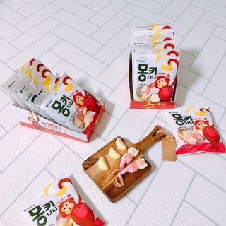 폭신 쫄깃 식감 로맨스, 몽키나나 젤리 8봉지 — 4점을 준 리뷰어가 2021년 3월 올린 사용 사진