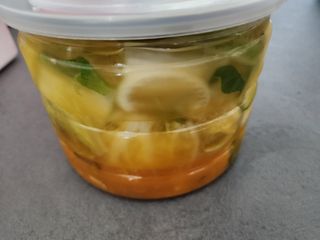 셰프애찬 단호박 백김치 1kg — 5점을 준 리뷰어가 2022년 10월 올린 사용 사진