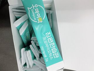 [유산균] 오마이락 장편한습관 프로바이오틱스 30P — 5점을 준 리뷰어가 2022년 12월 올린 사용 사진