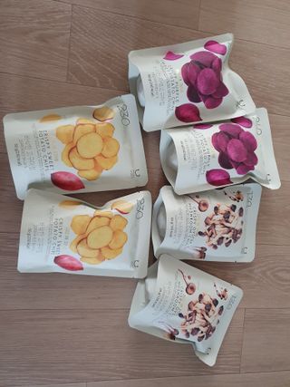 딜라이트 프로젝트 바삭한 원물칩 3종 고구마칩, 자색고구마칩, 느타리버섯칩 [총 6봉지] — 5점을 준 리뷰어가 2022년 3월 올린 사용 사진