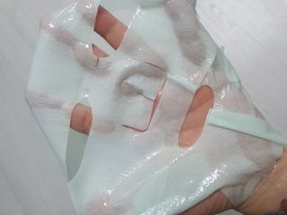애디팬더 바이오시트앰플 기능성 마스크팩 — 5점을 준 리뷰어가 2021년 5월 올린 사용 사진