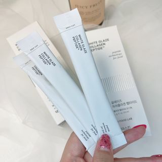 닥터윤 더마스킨 화이트 글레이즈 저분자 피쉬콜라겐 펩타이드 — 5점을 준 리뷰어가 2022년 8월 올린 사용 사진