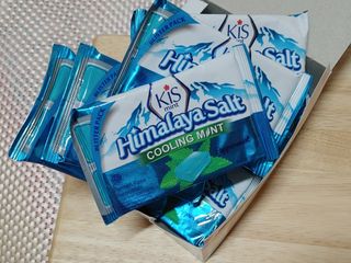 마요라 히말라야 솔트 캔디 2종-페퍼민트 맛, 라임민트 맛 — 5점을 준 리뷰어가 2022년 12월 올린 사용 사진