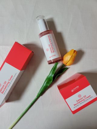 아이앤립 / EYENLIP 아이앤립 연어오일 리바이탈라이징 토너+앰플+크림 3종 세트 — 5점을 준 리뷰어가 2021년 6월 올린 사용 사진
