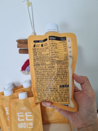 [덜다] 든든 식물성 단백질 쉐이크 40g X 7입 (곡물/딸기) — 5점을 준 리뷰어가 2023년 7월 올린 사용 사진