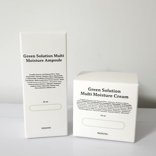 [녹산] 그린 솔루션 멀티 수분 앰플 + 그린 솔루션 멀티 수분크림 — 2점을 준 리뷰어가 2022년 9월 올린 사용 사진