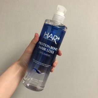 헤어플러스 단백질탈모샴푸 500ml+단백질본드앰플 145ml — 5점을 준 리뷰어가 2021년 6월 올린 사용 사진