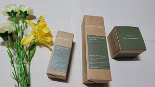 마리엔메이 센서티브 수딩 젤 크림 + 어성초 티트리 추출물 세럼 + 어성초 티트리 모공 클렌징 폼 — 5점을 준 리뷰어가 2021년 9월 올린 사용 사진