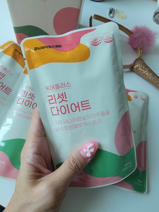 [경남제약헬스케어] 케어플러스 리셋 다이어트 청포도맛 100ml X 5포 (5일분) — 5점을 준 리뷰어가 2023년 5월 올린 사용 사진