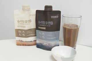 일일하우 슬리밍 플랜B 고소한 귀리맛, 진한 카카오맛 (체중조절식) — 5점을 준 리뷰어가 2023년 6월 올린 사용 사진