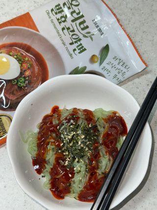 클린24시간 올리브 발효곤약면 찰비빔면 1세트-(3봉) — 5점을 준 리뷰어가 2024년 3월 올린 사용 사진