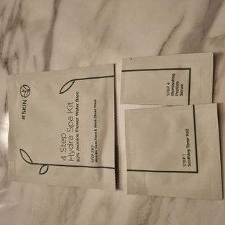 태그스킨 4스텝 주름개선 피부미백 영양 마스크팩 3개 세트(최신버전) — 5점을 준 리뷰어가 2022년 4월 올린 사용 사진