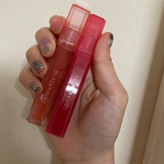 [블랙루즈]하프앤하프틴트 10종 中 택1+랜덤1 — 5점을 준 리뷰어가 2021년 2월 올린 사용 사진