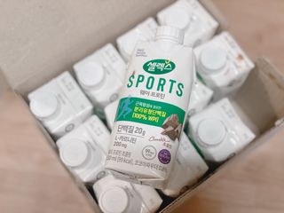 셀렉스스포츠 셀렉스 스포츠 웨이 프로틴 초콜릿 _ 330ml x 12팩 — 5점을 준 리뷰어가 2021년 5월 올린 사용 사진