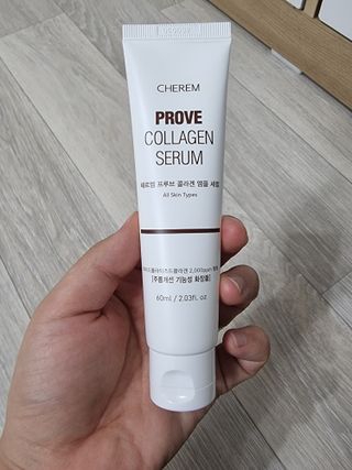 체르엠  프루브 콜라겐 앰플세럼 60ml 1병 — 5점을 준 리뷰어가 2022년 3월 올린 사용 사진
