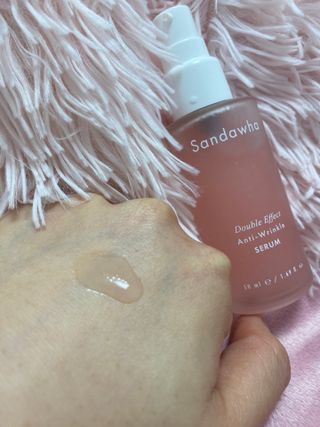 산다화 더블 이펙트 안티 링클 세럼 50ml — 5점을 준 리뷰어가 2022년 12월 올린 사용 사진