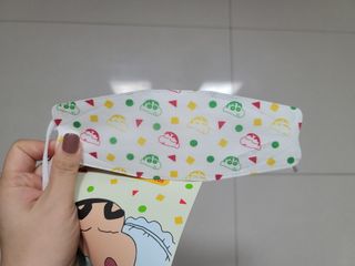 [숨그림] 3D 입체형, 짱구, 무직타이거, 빨강머리앤 우리아이 그리고 내가 쓰는 믿을수있는 케릭터 마스크 — 5점을 준 리뷰어가 2021년 9월 올린 사용 사진