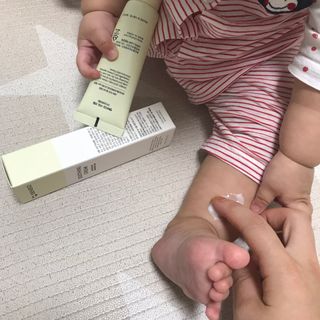 젠바이오 코스메틱스 젠바이오수딩크림]   가려운 피부 & 아토피 원픽 크림 — 4.5점을 준 리뷰어가 2022년 9월 올린 사용 사진