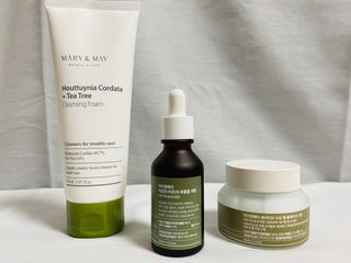 마리엔메이 센서티브 수딩 젤 크림 + 어성초 티트리 추출물 세럼 + 어성초 티트리 모공 클렌징 폼 — 5점을 준 리뷰어가 2021년 9월 올린 사용 사진